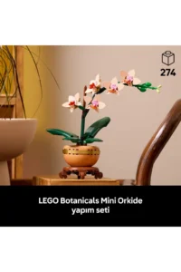 LEGO ® Botanicals Mini Orchid  - Decorative Flower Making Set for Adults (274 P) - Image 5