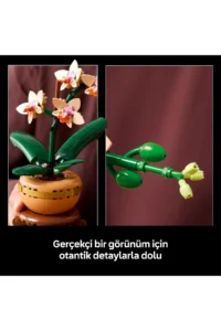 LEGO ® Botanicals Mini Orchid  - Decorative Flower Making Set for Adults (274 P) - Image 7