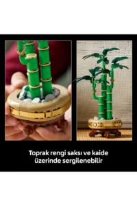LEGO ® Botanicals Lucky Bamboo  - Decorative Plant Making Set for Nature-Loving Adults (325P) - Image 8