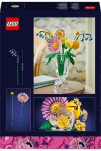 LEGO ® Botanicals Small Yellow Bouquet  - Creative Decorative Flower Bouquet Making Set for 9+ (373 P) - Image 4