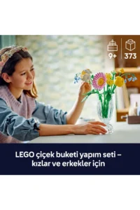 LEGO ® Botanicals Small Yellow Bouquet  - Creative Decorative Flower Bouquet Making Set for 9+ (373 P) - Image 5