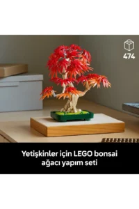LEGO ® Botanicals Japanese Red Maple Bonsai Tree  - Model Building Set for Adults (474P) - Image 5