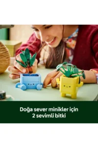 LEGO ® Botanicals Happy Plants  - Decorative Flower Making Set for Kids 9+ (217P) - Image 6