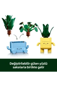 LEGO ® Botanicals Happy Plants  - Decorative Flower Making Set for Kids 9+ (217P) - Image 8