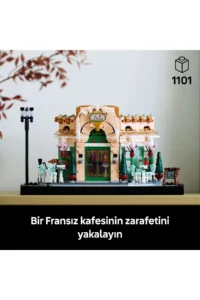 LEGO ® Icons French Cafe  - 18+ Collectible Decorative Model Building Set (1101P) - Image 5