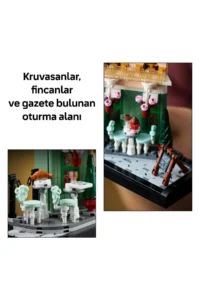 LEGO ® Icons French Cafe  - 18+ Collectible Decorative Model Building Set (1101P) - Image 8