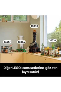 LEGO ® Icons The Lord of the Rings: Balrog™ Bookshelf Decor -Adult Model Building Set (1201P) - Image 10
