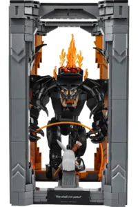 LEGO ® Icons The Lord of the Rings: Balrog™ Bookshelf Decor -Adult Model Building Set (1201P) - Image 2