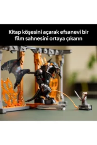 LEGO ® Icons The Lord of the Rings: Balrog™ Bookshelf Decor -Adult Model Building Set (1201P) - Image 8