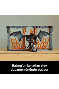 LEGO ® Icons The Lord of the Rings: Balrog™ Bookshelf Decor -Adult Model Building Set (1201P) - Image 9