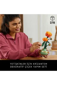 LEGO ® Icons Chrysanthemum Decorative Flower Making Set - Image 5
