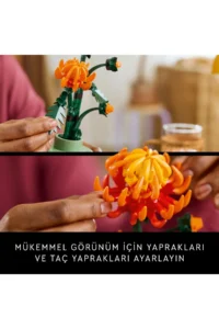 LEGO ® Icons Chrysanthemum Decorative Flower Making Set - Image 8