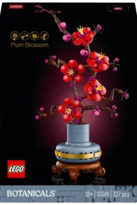 LEGO ® Botanicals Plum Blossom  - Creative Flower Model Building Set for Adults (327 Pieces) - Image 3