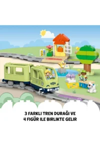 LEGO ® DUPLO® Town Interactive Adventure Train  - Educational Toy Building Set for Kids 2+ (57P) - Image 8