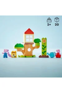 LEGO ® DUPLO®PeppaPig Garden and Tree House  - Educational Toy Building Set for 2+ Kids (20P) - Image 7