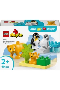LEGO ® DUPLO® Town Wild Animal Families: Penguins and Lions - 2+ Educational Toy Set (10P) - Image 3