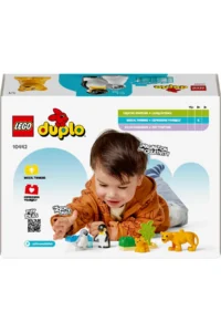 LEGO ® DUPLO® Town Wild Animal Families: Penguins and Lions - 2+ Educational Toy Set (10P) - Image 4