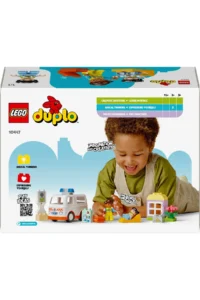 LEGO ® DUPLO® Ambulance and Driver  - Educational Toy Building Set for Toddlers 2+ (19 P) - Image 4