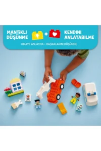LEGO ® DUPLO® Ambulance and Driver  - Educational Toy Building Set for Toddlers 2+ (19 P) - Image 6
