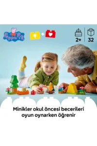LEGO ® DUPLO® Peppa Pig Camping Trip  - Creative Toy Building Set for Kids 2+ (32P) - Image 5