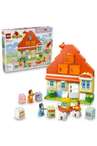 LEGO ® DUPLO® Bluey: Bluey Family's House and Memory Game  - 3+ Educational Toy Building Set (83P)