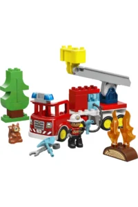 LEGO ® DUPLO® Town Fire Truck with Hose and Firefighter  - 2+ Toy Building Set (28 Pieces) - Image 2
