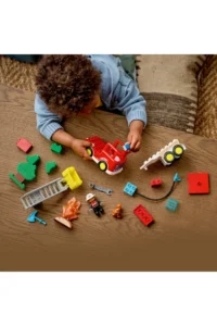LEGO ® DUPLO® Town Fire Truck with Hose and Firefighter  - 2+ Toy Building Set (28 Pieces) - Image 6