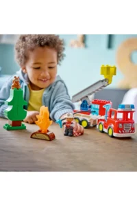 LEGO ® DUPLO® Town Fire Truck with Hose and Firefighter  - 2+ Toy Building Set (28 Pieces) - Image 7