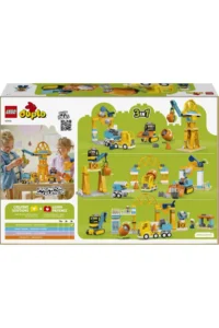 LEGO ® DUPLO Town 3 in 1 Construction Site and Vehicles  - 3+ Toy Construction Set (84 Pieces) - Image 10