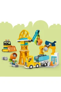 LEGO ® DUPLO Town 3 in 1 Construction Site and Vehicles  - 3+ Toy Construction Set (84 Pieces) - Image 6