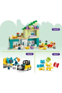 LEGO ® DUPLO Town 3 in 1 Construction Site and Vehicles  - 3+ Toy Construction Set (84 Pieces) - Image 7