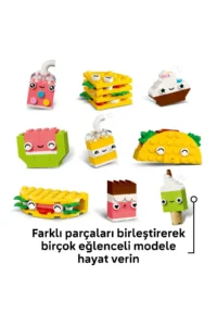 LEGO ® Classic Creative Food Friends  - 4+ Creative Toy Building Set (150 Pieces) - Image 7
