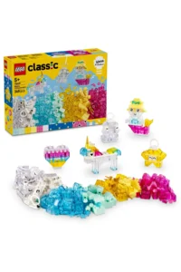 LEGO ® Classic Magic Transparent Box  - Creative Toy Building Set for 5+ Kids (340 P)