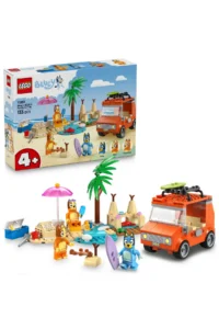 LEGO ® Bluey: Bluey's Family Beach Trip  - Creative Toy Building Set for Kids 4+ (133P)