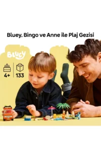 LEGO ® Bluey: Bluey's Family Beach Trip  - Creative Toy Building Set for Kids 4+ (133P) - Image 5