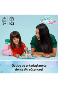 LEGO ® Gabby's Dollhouse Mermaid Gabby's Aquarium Adventure  - 4+ Toy Building Set (103P) - Image 5