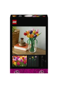 LEGO ® Botanicals Tulip Bouquet  - Decorative Model Building Set for Adults (576 Pieces) - Image 10