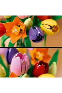 LEGO ® Botanicals Tulip Bouquet  - Decorative Model Building Set for Adults (576 Pieces) - Image 4