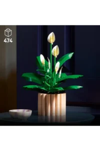 LEGO ® Botanicals Peace Flower  - Decorative Model Building Set for Adults (474 ​​Pieces) - Image 2
