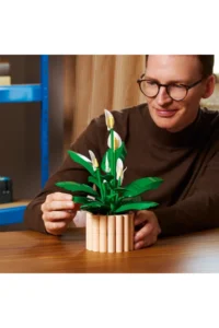 LEGO ® Botanicals Peace Flower  - Decorative Model Building Set for Adults (474 ​​Pieces) - Image 3