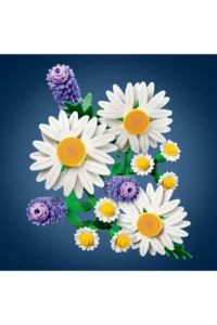 LEGO ® Botanicals Daisies  - 9+ Creative Toy Building Set (133 Pieces) - Image 3