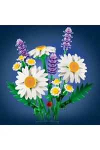 LEGO ® Botanicals Daisies  - 9+ Creative Toy Building Set (133 Pieces) - Image 4