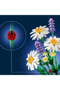 LEGO ® Botanicals Daisies  - 9+ Creative Toy Building Set (133 Pieces) - Image 5