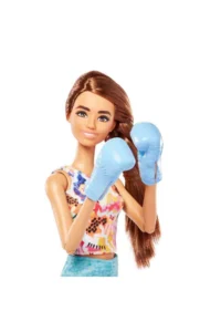 Barbie Doll and Accessories HKT91 with her puppy, sportswear, skates and tennis racket - Image 2