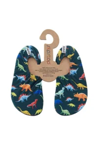 Boys' Dinosaur Patterned Anti-Slip Swim Booties - Image 2