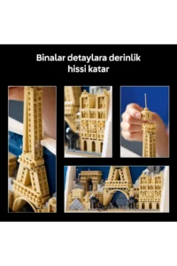 LEGO ® Architecture Paris – City of Lovers  – Model Building Set for Adults (958 Pieces) - Image 8