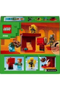 LEGO ® Minecraft® Nether Lava Battle  - Creative Toy Building Set for Kids 6+ (99P) - Image 4