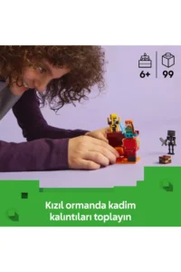 LEGO ® Minecraft® Nether Lava Battle  - Creative Toy Building Set for Kids 6+ (99P) - Image 5