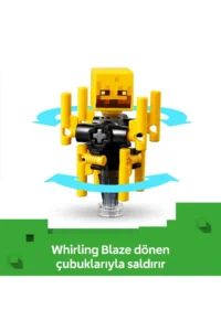 LEGO ® Minecraft® Nether Lava Battle  - Creative Toy Building Set for Kids 6+ (99P) - Image 7