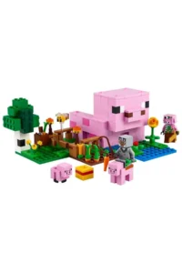 LEGO ® Minecraft® Baby Pig House  - Creative Toy Building Set for Kids 7+ (238P) - Image 2